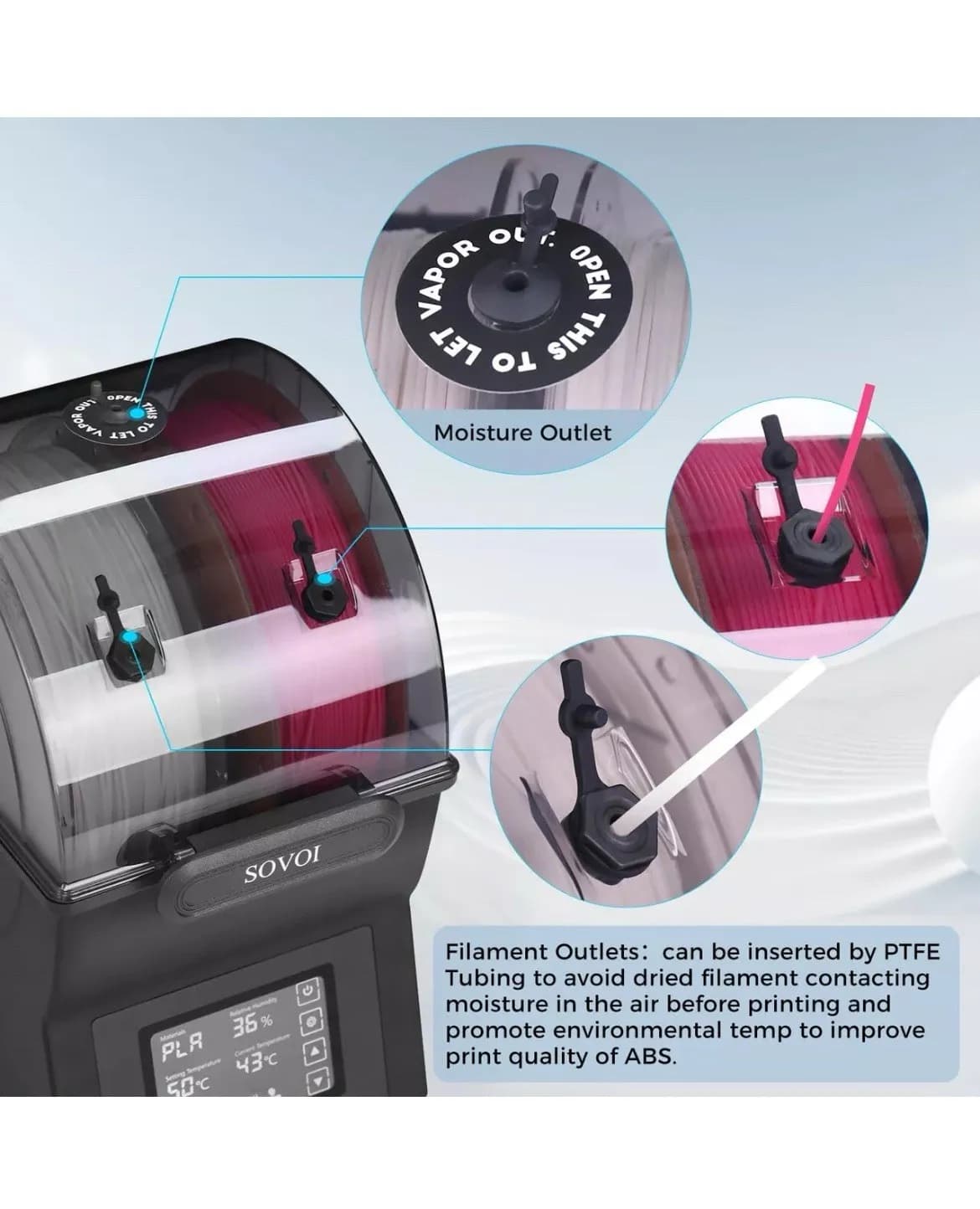 Sovol SH02 Filament Dryer 5